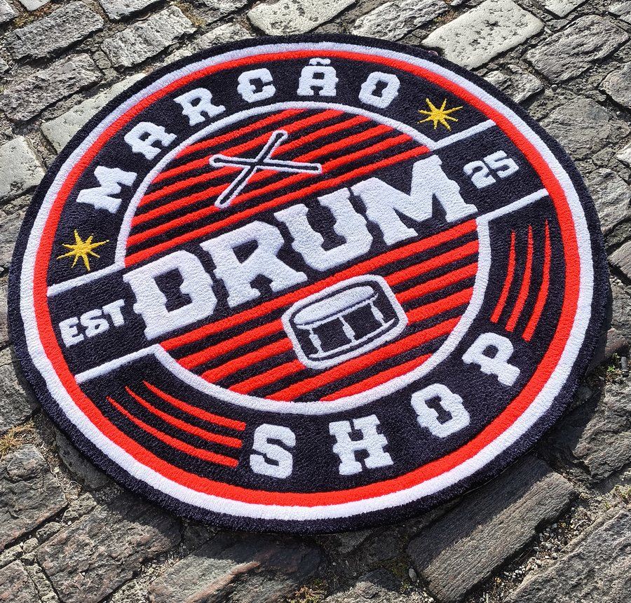 Tapete redondo Marcão Drum Shop